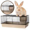 MP Bergamo Cavia 100 Klatka Dla Królika, Świnki Morskiej 100x54,5x45cm Moccacino
