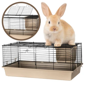 MP Bergamo Cavia 100 Klatka Dla Królika, Świnki Morskiej 100x54,5x45cm Moccacino