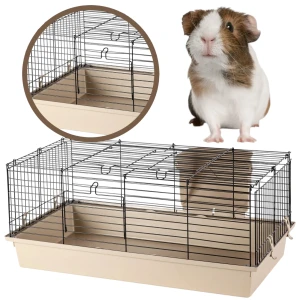 MP Bergamo Cavia 80 Klatka Dla Królika, Świnki Morskiej 79,5x43x34cm Moccacino
