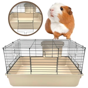 MP Bergamo Cavia 60 Klatka Dla Świnki Morskiej, Gryzoni 60x44x34cm Moccacino