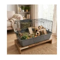 MP Bergamo Cavia 60 Klatka Dla Świnki Morskiej, Gryzoni 60x44x34cm Szara ECO