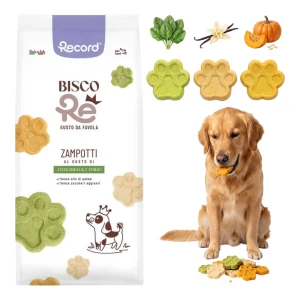 Biszkopty Dla Psa RECORD BISCORE ZAMPOTTI VEGE Wegetariańskie Ciastka 1KG