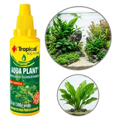 TROPICAL AQUA PLANT 30ml - Odżywka Nawóz Dla Roślin Akwariowych