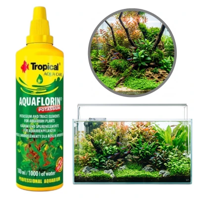 TROPICAL AQUAFLORIN POTASSIUM 100ml Nawóz Potas K Do Akwarium