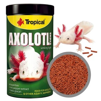 Tropical Axolotl Sticks Pokarm Dla Aksolotli 250ml/135g