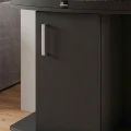 Szafka pod Akwarium Profilowane Owalne Comfort 60x30x67cm Czarna