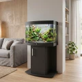 Szafka pod Akwarium Profilowane Owalne Comfort 60x30x67cm Czarna