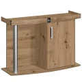 Szafka pod Akwarium Profilowane Owalne Comfort 80x35x67cm Dąb Artisan