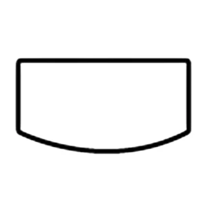 Szafka pod Akwarium Profilowane Owalne Comfort 80x35x67cm Grafit