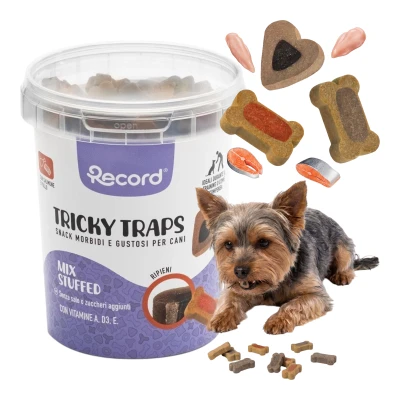Przysmaki Dla Psa Record Tricky Traps 300g Treserki Nadziewane Smaczki