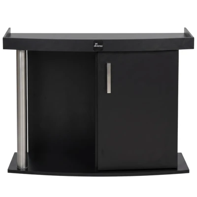 Szafka pod Akwarium Profilowane Owalne Comfort 100x40x67cm Czarna
