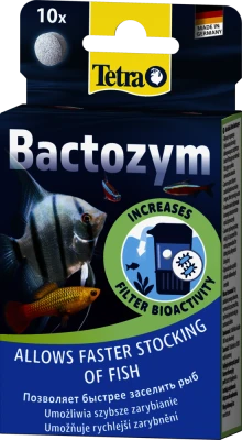 TETRA AQUA BACTOZYM 10KAPS. - SZCZEPY BAKTERII DO FILTRA