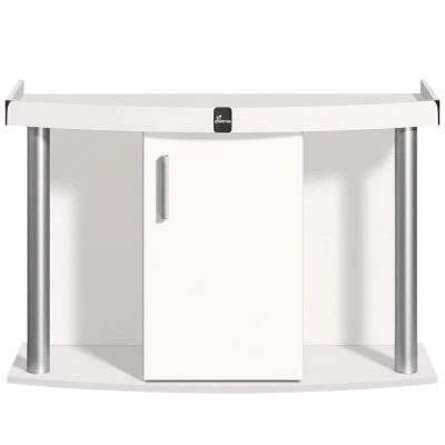 Szafka pod Akwarium Profilowane Owalne Comfort 120x40x67cm Biała