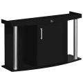 Szafka pod Akwarium Profilowane Owalne Comfort 120x40x67cm Czarna