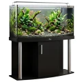 Szafka pod Akwarium Profilowane Owalne Comfort 120x40x67cm Czarna