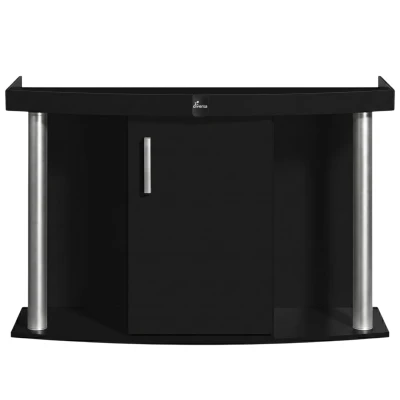 Szafka pod Akwarium Profilowane Owalne Comfort 120x40x67cm Czarna
