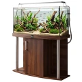 Szafka pod Akwarium Profilowane Owalne Comfort 120x40x67cm Orzech
