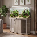 Szafka pod Akwarium Profilowane Owalne Comfort 120x40x67cm Truflowy