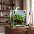 Diversa Zestaw Akwarystyczny Startowy dla Początkujących 20l nanoLED 25x25x30 LED 5,3W BIAŁE z Filtrem Grzałką
