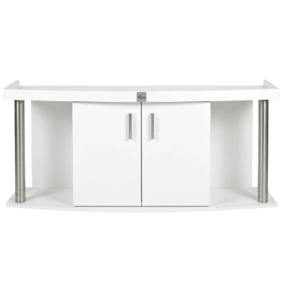 Szafka pod Akwarium Profilowane Owalne Comfort 150x50x67cm Biała