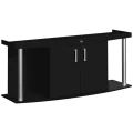 Szafka pod Akwarium Profilowane Owalne Comfort 150x50x67cm Czarna