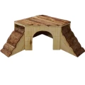 Kerbl Domek Dla Gryzoni Drewniany Świnka Morska Szynszyla Duży Drewno 37CM