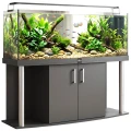 Szafka pod Akwarium Profilowane Owalne Comfort 150x50x67cm Grafit