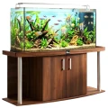 Szafka pod Akwarium Profilowane Owalne Comfort 150x50x67cm Orzech