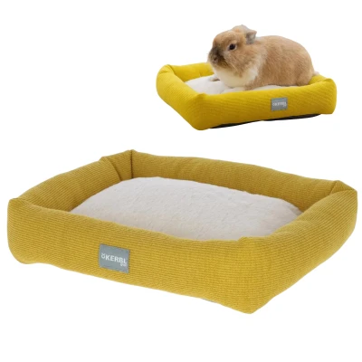 Legowisko Dla Kota Królika Kerbl 36x32cm Żółte Małe Miekkie Przytulne