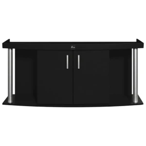 Szafka pod Akwarium Profilowane Owalne Comfort 160x60x67cm Czarna