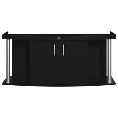 Szafka pod Akwarium Profilowane Owalne Comfort 160x60x67cm Czarna