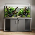 Szafka pod Akwarium Profilowane Owalne Comfort 160x60x67cm Grafit