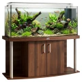 Szafka pod Akwarium Profilowane Owalne Comfort 160x60x67cm Orzech