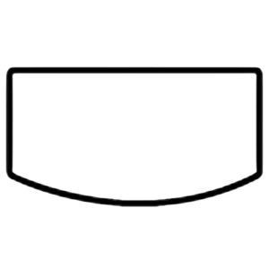 Szafka pod Akwarium Profilowane Owalne Comfort 160x60x67cm Szampański