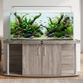 Szafka pod Akwarium Profilowane Owalne Comfort 160x60x67cm Truflowy
