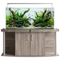 Szafka pod Akwarium Profilowane Owalne Comfort 160x60x67cm Truflowy