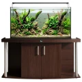 Szafka pod Akwarium Profilowane Owalne Comfort 160x60x67cm Wenge