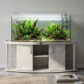Szafka pod Akwarium Profilowane Owalne Comfort 200x60x67cm Beton