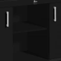 Szafka pod Akwarium Profilowane Owalne Comfort 200x60x67cm Czarna