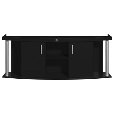 Szafka pod Akwarium Profilowane Owalne Comfort 200x60x67cm Czarna