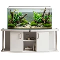 Szafka pod Akwarium Profilowane Owalne Comfort 200x80x67cm Biała