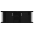 Szafka pod Akwarium Profilowane Owalne Comfort 200x80x67cm Czarna