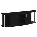 Szafka pod Akwarium Profilowane Owalne Comfort 200x80x67cm Czarna