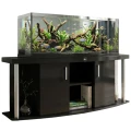 Szafka pod Akwarium Profilowane Owalne Comfort 200x80x67cm Czarna
