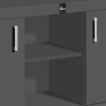 Szafka pod Akwarium Profilowane Owalne Comfort 200x80x67cm Grafit