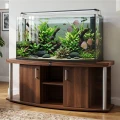 Szafka pod Akwarium Profilowane Owalne Comfort 200x80x67cm Orzech
