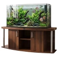 Szafka pod Akwarium Profilowane Owalne Comfort 200x80x67cm Orzech