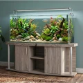 Szafka pod Akwarium Profilowane Owalne Comfort 200x80x67cm Truflowy