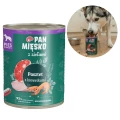 Pan Mięsko z Ziołami Pasztet z Krewetką dla Psa Karma Mokra 400g