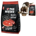 Pan Mięsko Karma dla Psów Wołowina z Koziną rozm. M 3kg